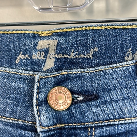 7 For All Mankind Straight Leg Jeans Size 28 - Picture 6 of 15